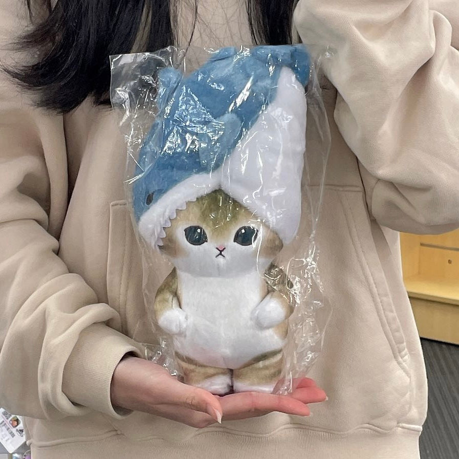 Mofusan | Plush Potetama Shark Nyan H280×W140×D115Mm (Animal) Beige