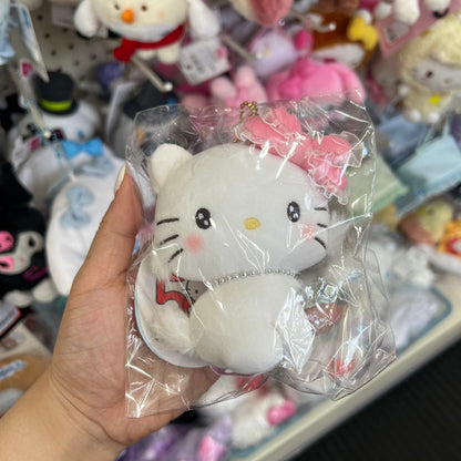 Sanrio | Hello Kitty 50Th Anniversary Limited Edition Mascot Holder Plush Keychain (Charmmy Kitty)