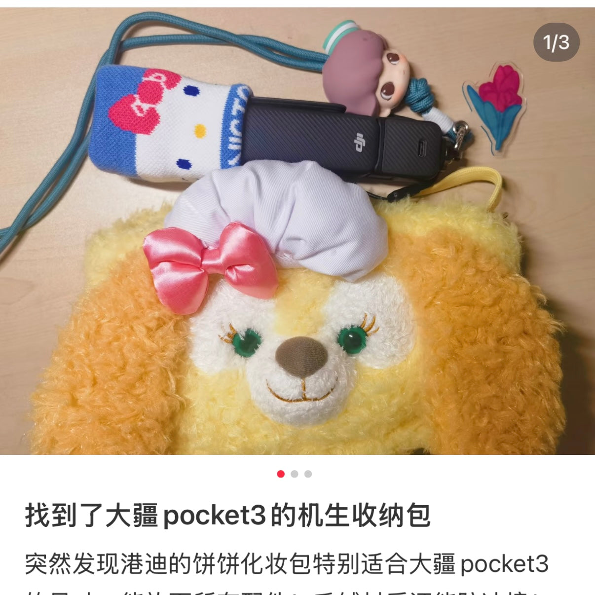 Disney | Hong Kong Disneyland Plush Multi Pouch Linabell
