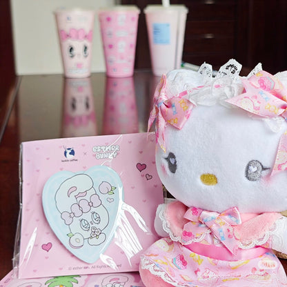 SANRIO | Hello Kitty Mascot Holder Plush Keychain Bag Charm 100mm Approx. (Romantic Sweets)