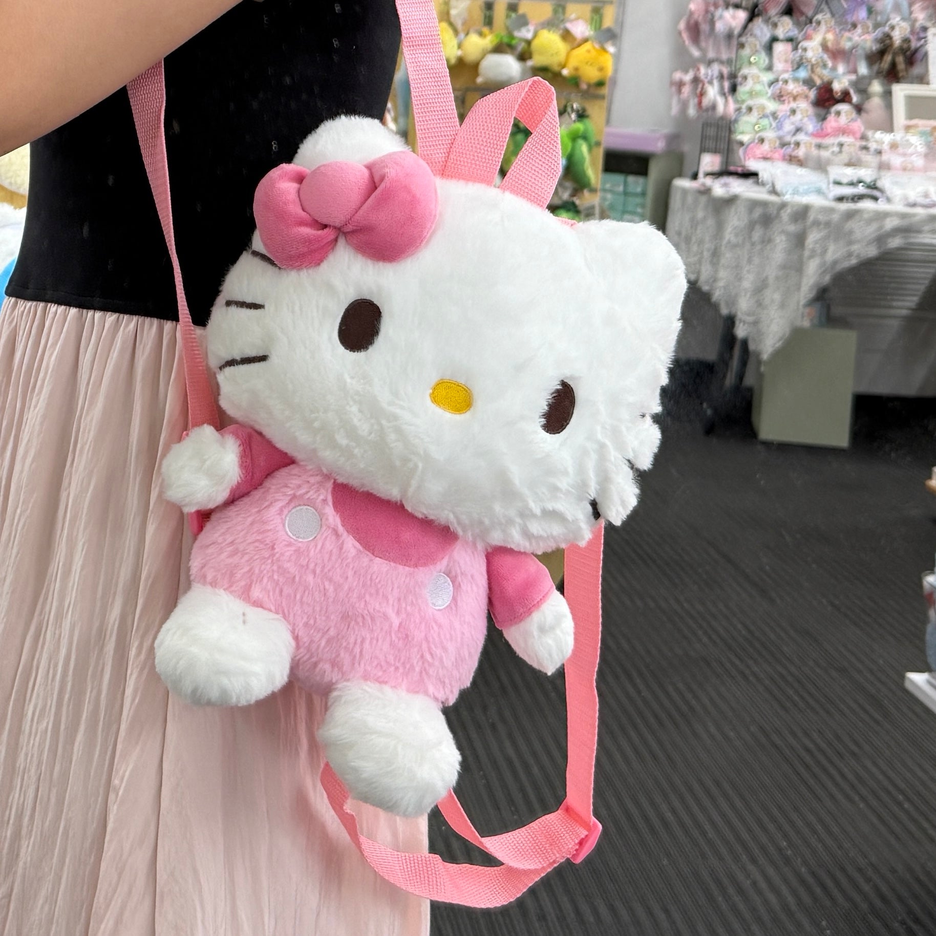 Sanrio | Howahowa Plush Backpack 32Cm×18Cm×28Cm (Hello Kitty)