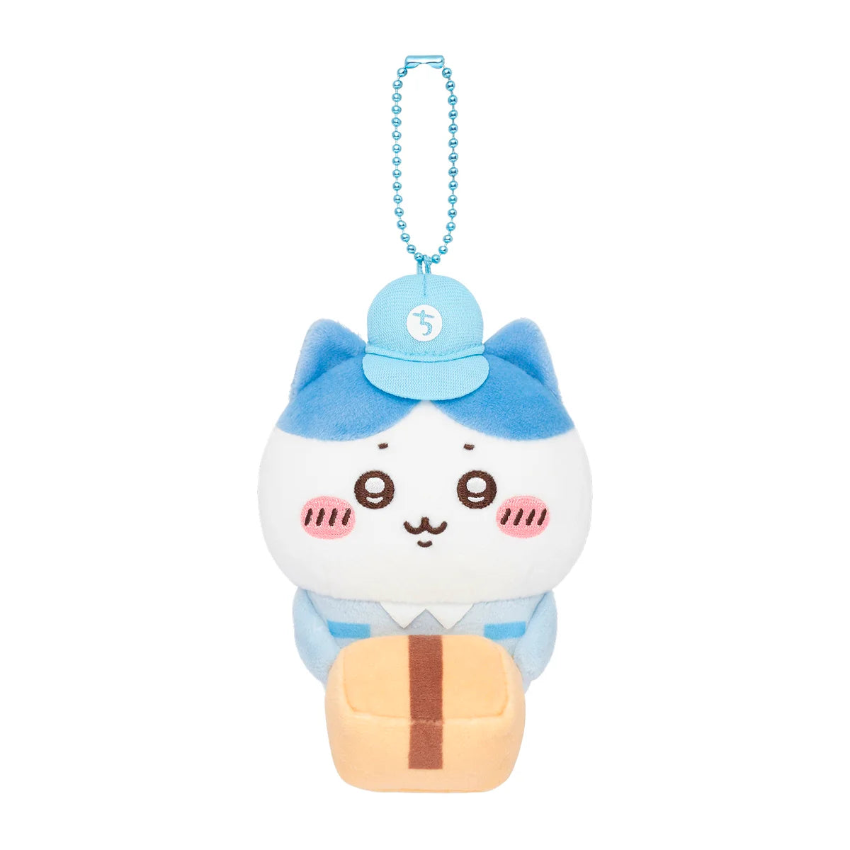 Chiikawa | Hachiware Delivery Person Mascot Holder Bag Charm Keychain 120x80x75mm