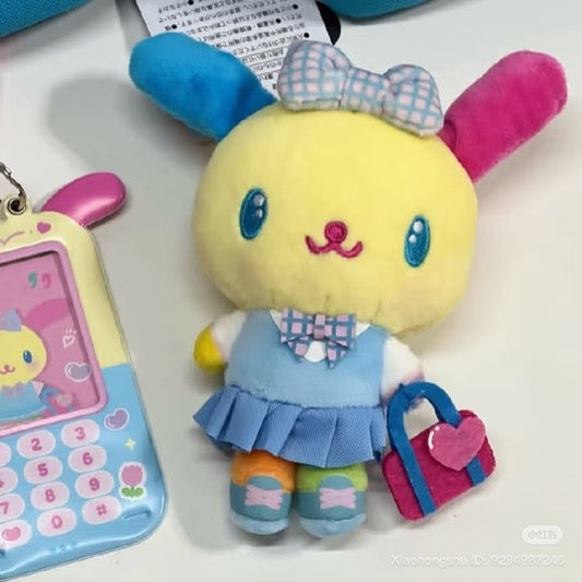 SANRIO x Avail | Usahana Mascot Holder Plush Keychain Bag Charm 50×75×138mm (Bowknot)