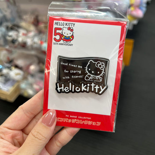 Sanrio | Hello Kitty 50Th Anniversary Pin Badge Collection (Black)