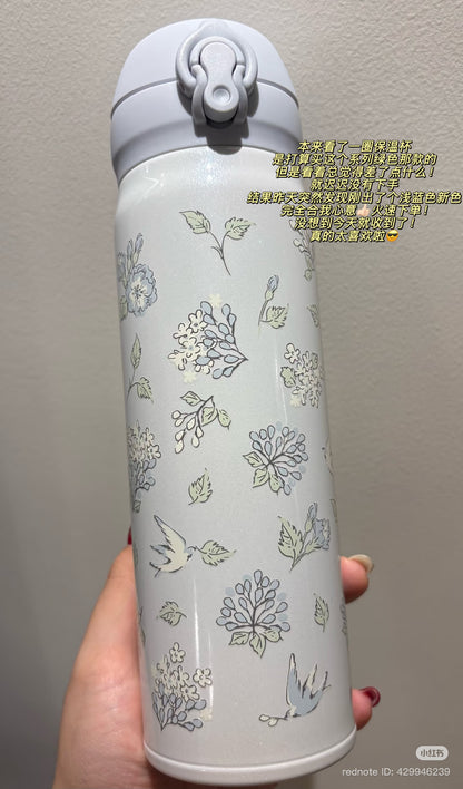 Thermos x Afternoon Tea | Stainless One-Push Bottle 350ml (Purple)