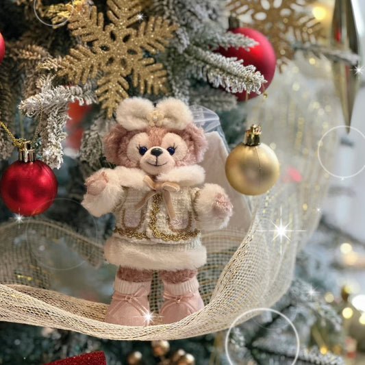 DISNEY | SHANG HAI DisneyLand ShellieMay Mascot Holder Plush Keychain (Duffy and Friends Winter Collection)