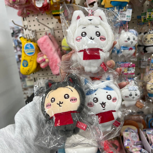 Chiikawa | Moscat Holder Keychain 吉伊卡哇 京都伏見稻荷 狐狸装 毛绒挂件/包挂/钥匙链