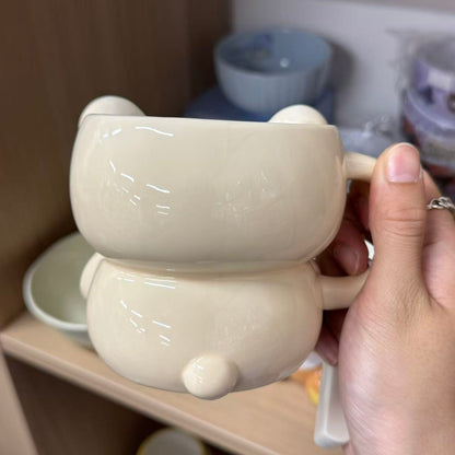 SAN-X | Korilakkuma 3D Porcelain Mug 90×Φ95mm (Makeup Rilakkuma)