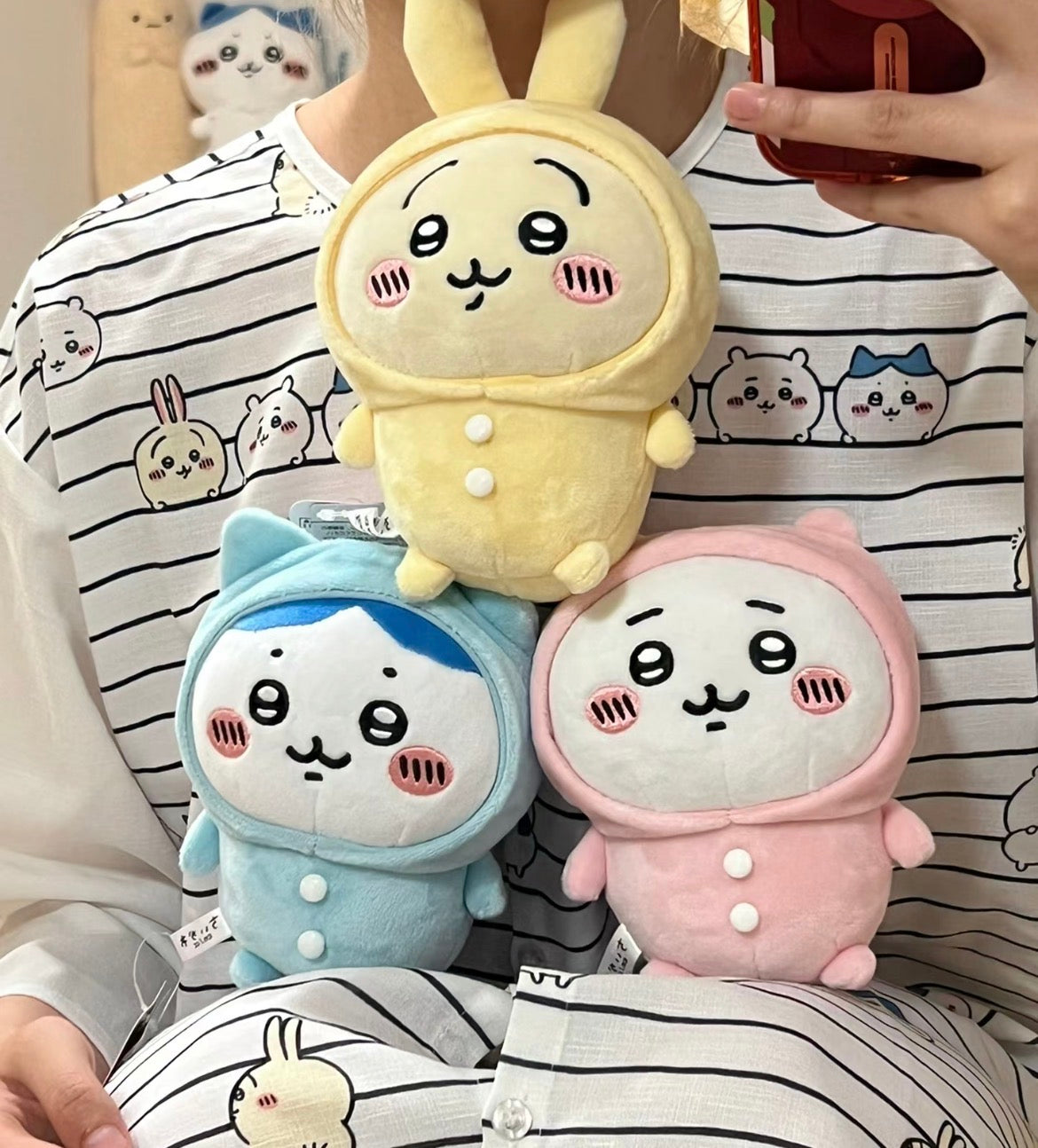 Chiikawa | Potetama Plush Toy H170×W120×D110Mm 吉伊卡哇 睡衣派对毛绒公仔/玩偶