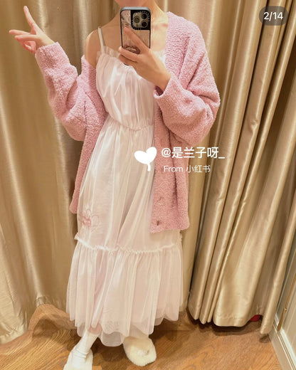 Gelato Pique | Tulle Maxi Cami Dress One-Piece (Valentine’s Day Collection) 冰激凌