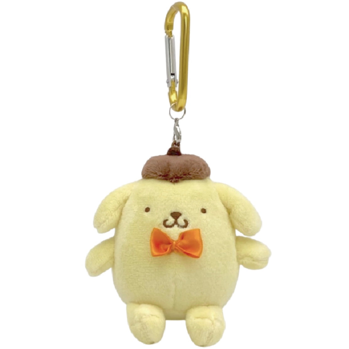 SANRIO | Pompompurin Mascot Holder Plush Keychain Bag Charm with Carabiner H9 x W9 x D6cm