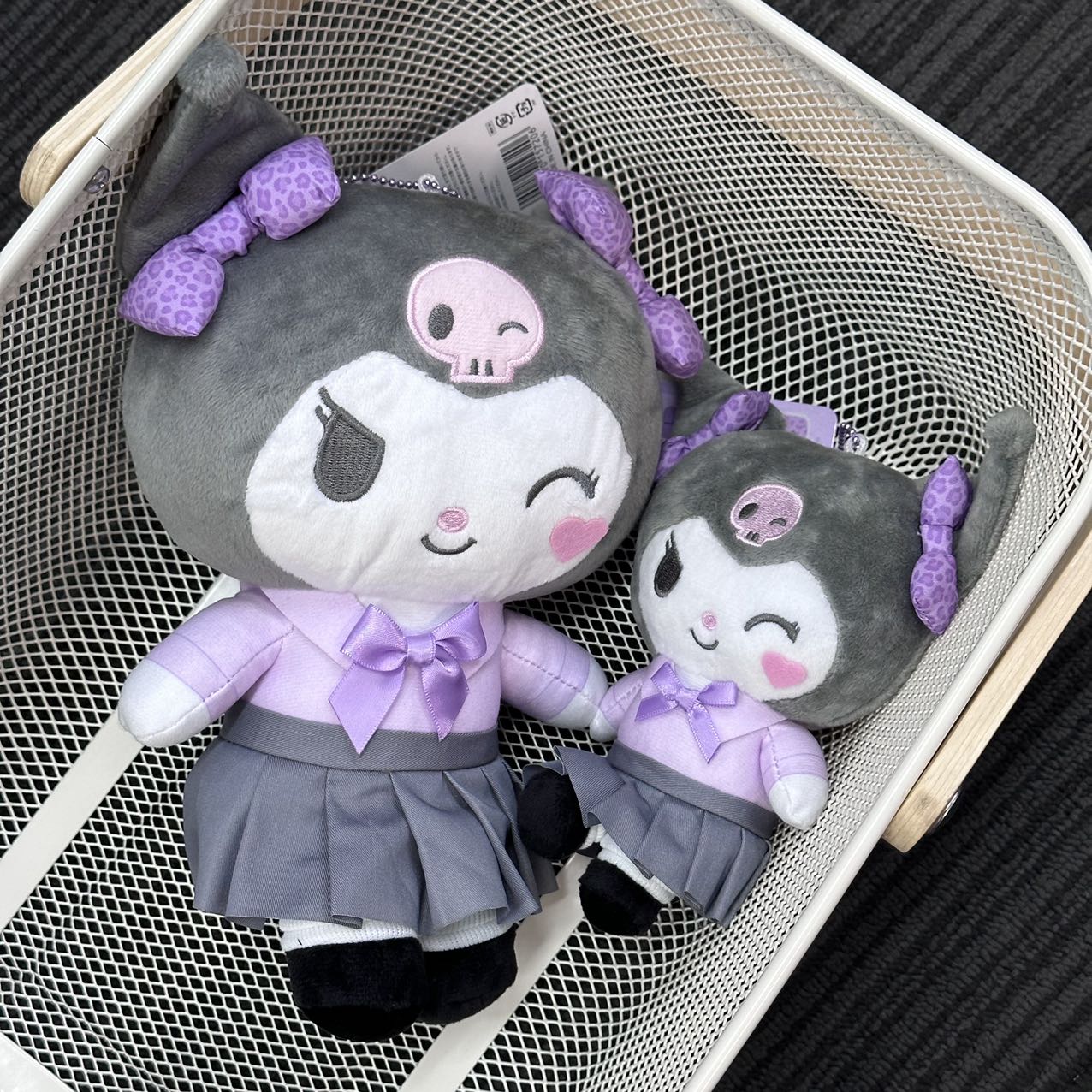 Sanrio | Kuromi Mascot Pouch Holder Plush Keychain