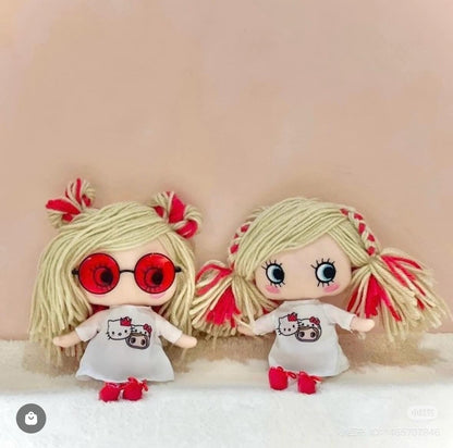 Ilemer X Hello Kitty | 50Th Anniversary Plush Doll/Keychain 18Cm (Limited)