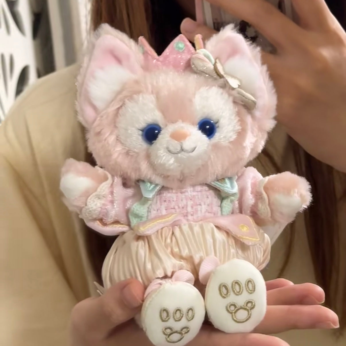 DISNEY | SHANG HAI DisneyLand LinaBell Magnetic Goyururi Plush Toy (Duffy and Friends)