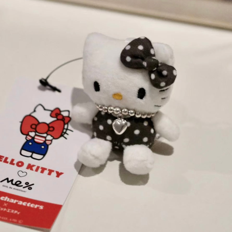 【Limit One/Person】Me% X Hello Kitty | Mascot Holder Keychain 13Cm (Dot)