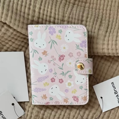 MIFFY | Card Case Card Pouch 80×105×10mm (Floral Pattern)
