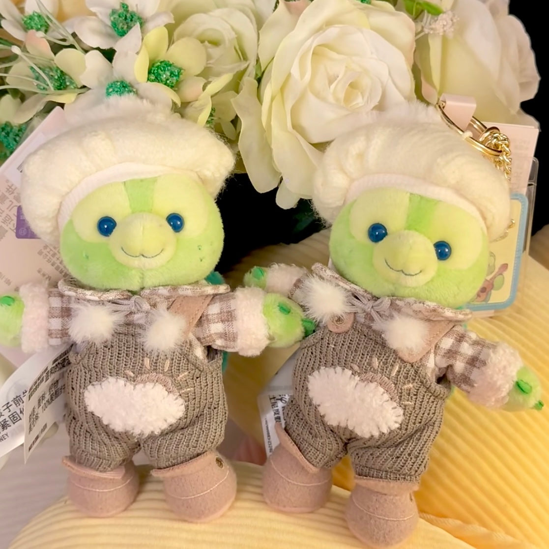 DISNEY | SHANG HAI DisneyLand OluMel Mascot Holder Bag Charm Keychain (Duffy and Friends Little Companions)
