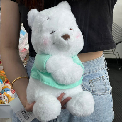 Disney | Winnie The Pooh Hug Plush Doll 29 × 16 19Cm 东京迪士尼 白色毛绒玩偶/公仔 笑眯眯