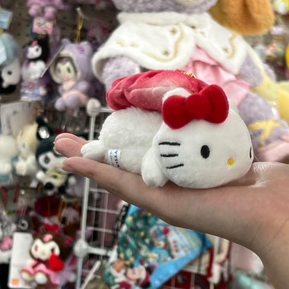 Sanrio | Hello Kitty Mascot Holder Keychain (Sushi) Approx.10Cm 日本三丽鸥 凯蒂猫挂件/包挂/钥匙链（寿司系列）