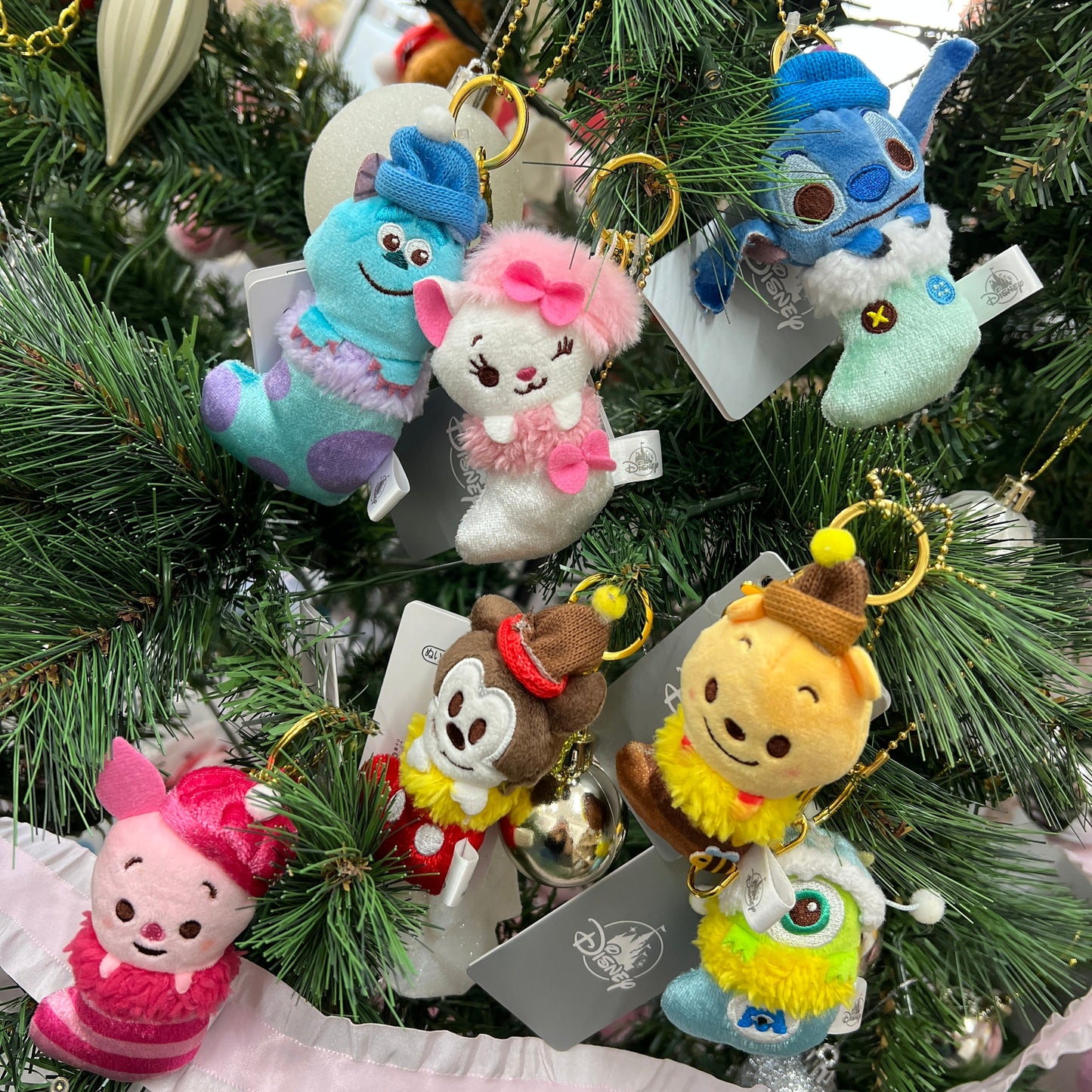 Disney | Plush Keychain Socks Approx. 9.5×6×3(Cm) //