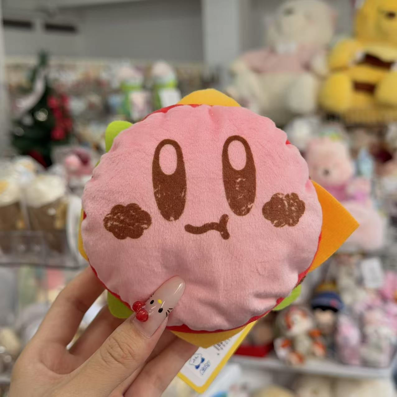Kirby | Kirby Burger Mascot Holder Keychain W130×H130×D85Mm