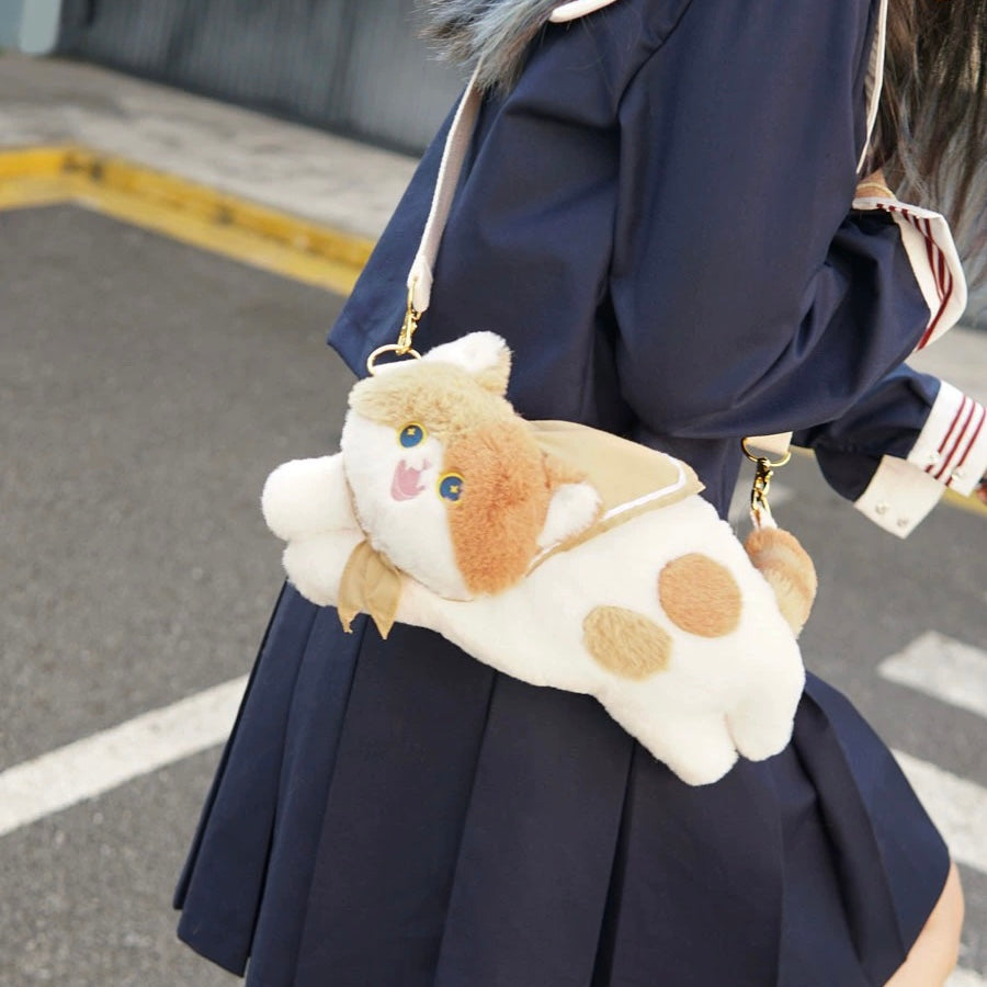 Mewji Fluffy Shoulder Bag(Wh)