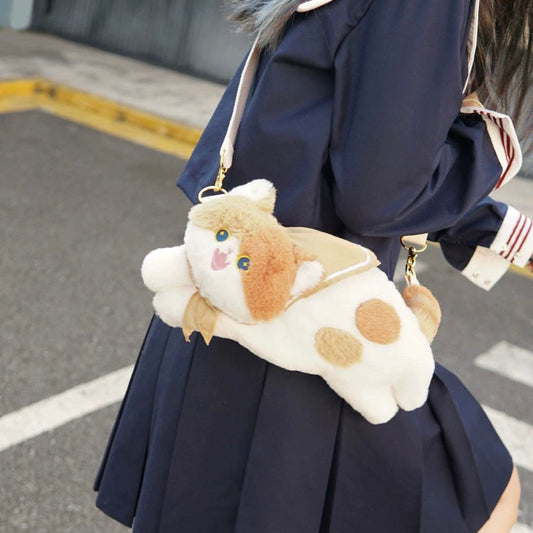 Mewji Fluffy Shoulder Bag(Wh)