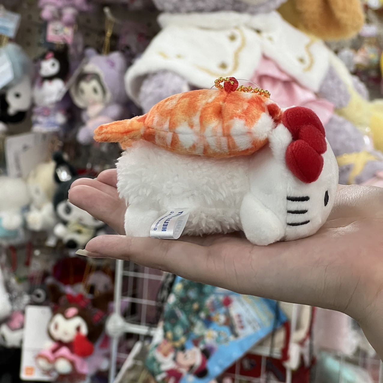 Sanrio | Hello Kitty Mascot Holder Keychain (Sushi) Approx.10Cm 日本三丽鸥 凯蒂猫挂件/包挂/钥匙链（寿司系列）