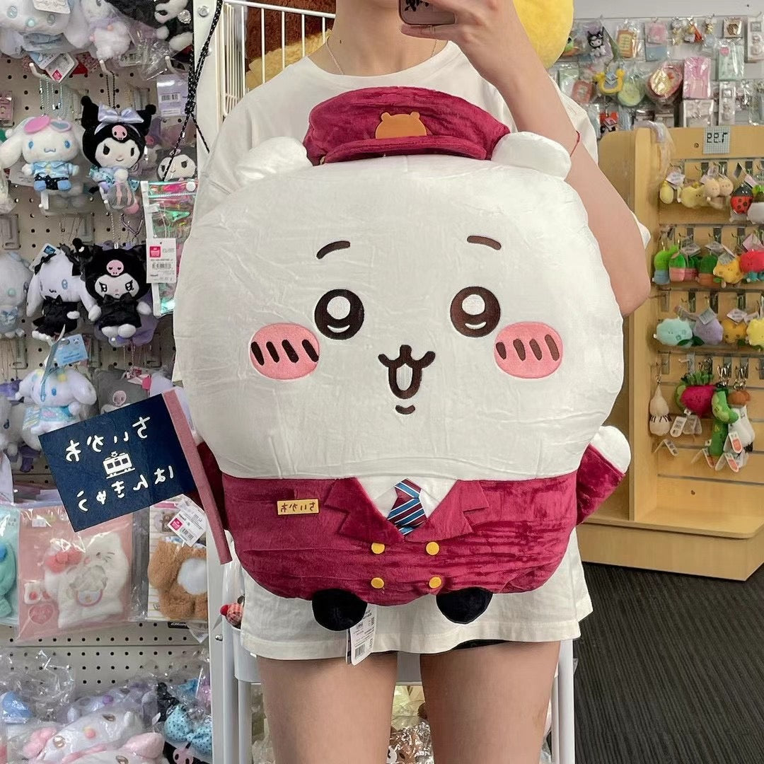 【Pick Up Only】Chiikawa | Chiikawa Big Plush Toy 50Cm×50Cm×26Cmちいかわ×阪急電鉄