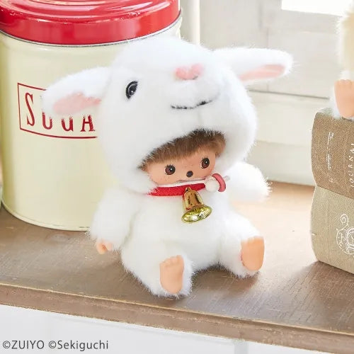 Heidi x Monchhichi | Snowflake x Bebichhichi | Plush Toy Doll 14×11×10cm (20th Annoversary)