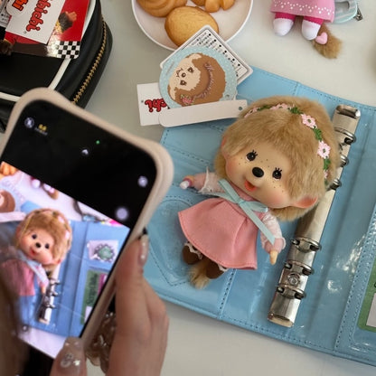 Monchhichi | Sugar Brown Mascot  Holder Bag Charm Keychain 130mm Approx. (Big Head)