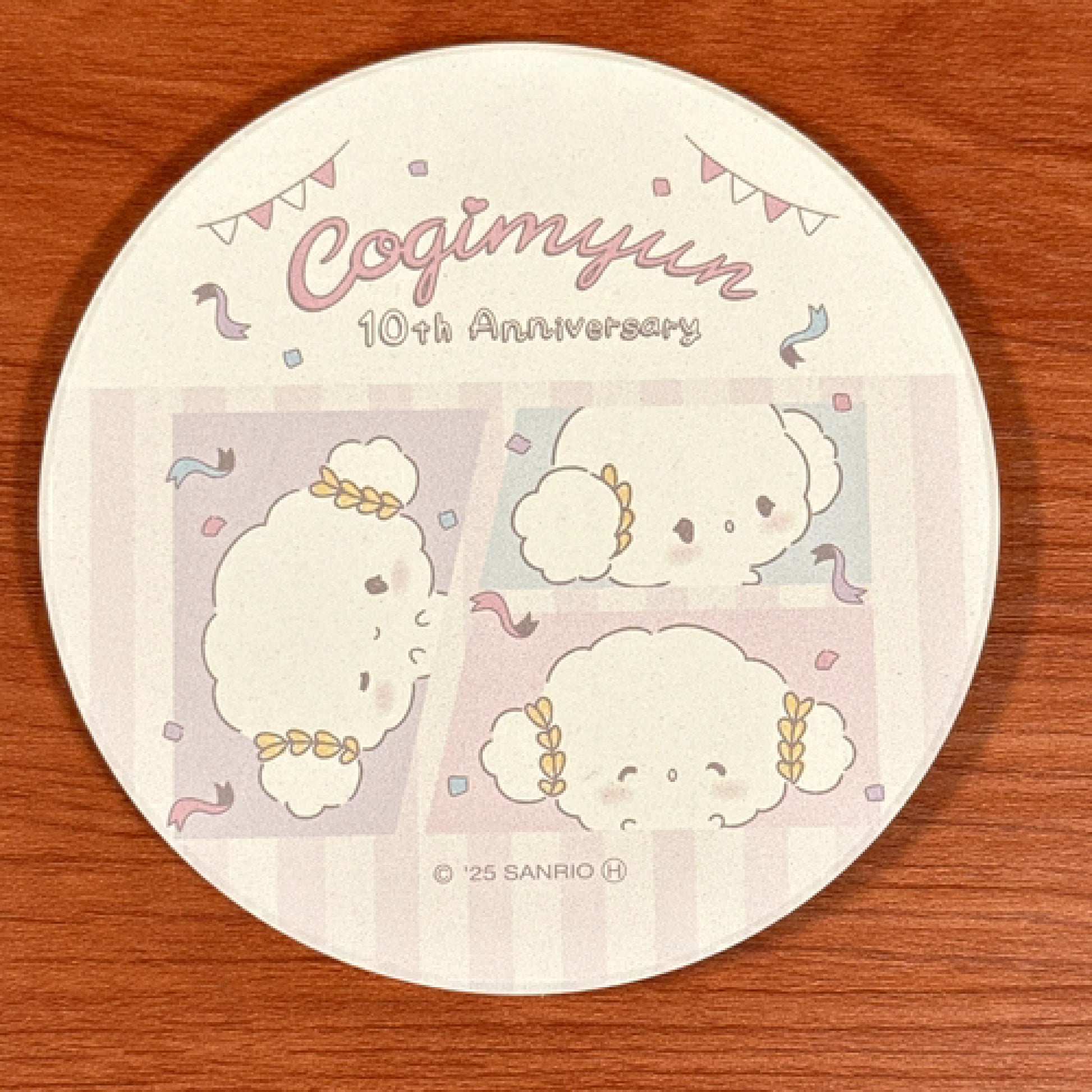 SANRIO | Cogimyun Water Absorbent Coaster A (10th Anniversary Flyer)