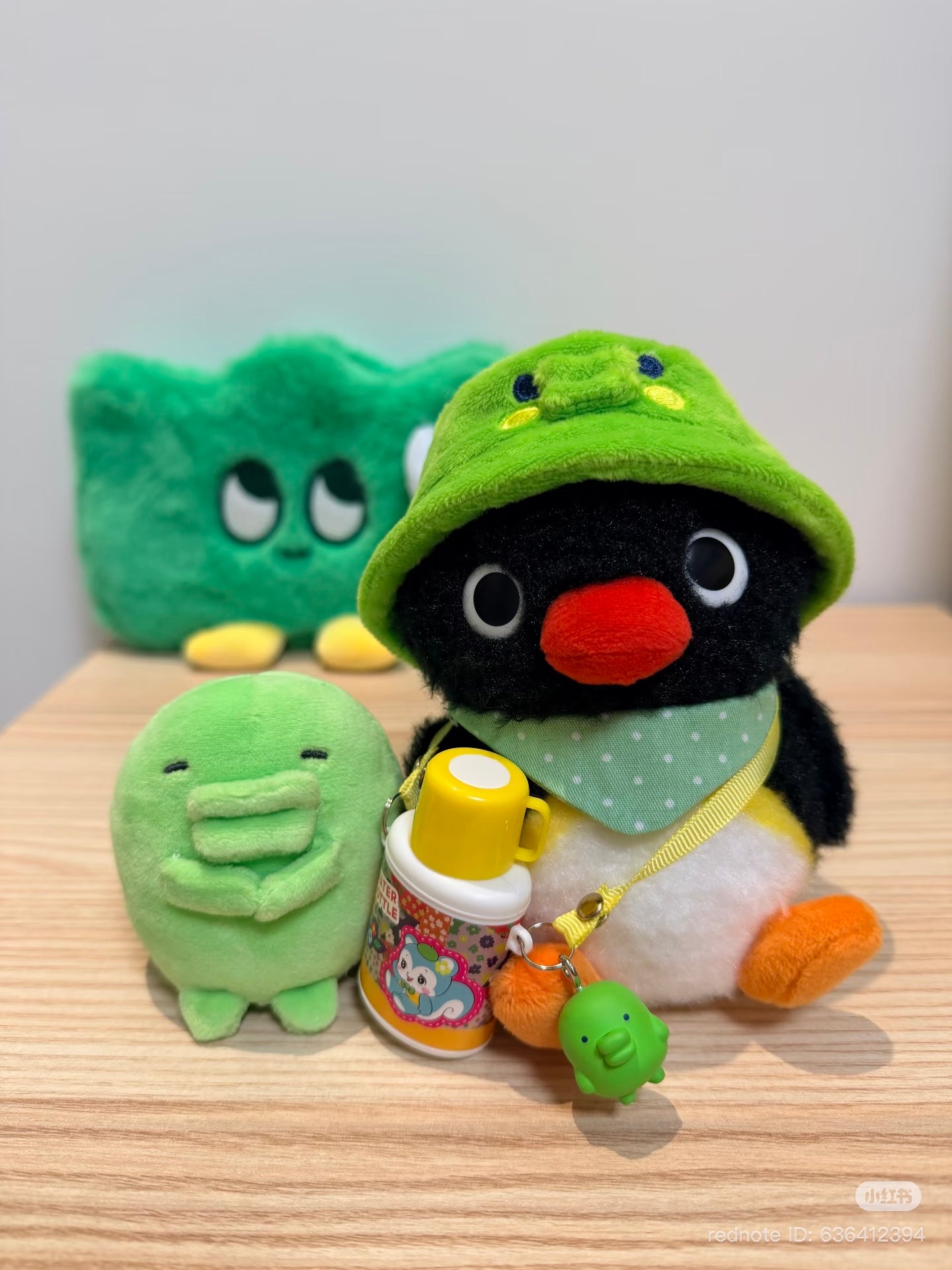 Tamagotchi | Kuchipatchi Miniature Bucket Hat Plush Charm Dress-Up Keychain 80x40x50mm