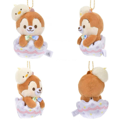 Disney | Plush Keychain 16Cm Approx. (Easter Egg Bunny Ear) 东京迪士尼 毛绒挂件/包挂/钥匙链（兔耳朵彩蛋系列） Chip 奇奇