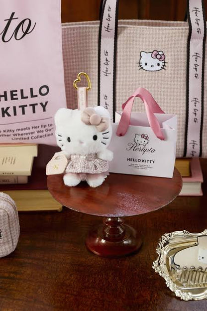 Her lip to X HELLO KITTY | Plush Keychain Bag Charm Mascot Holder