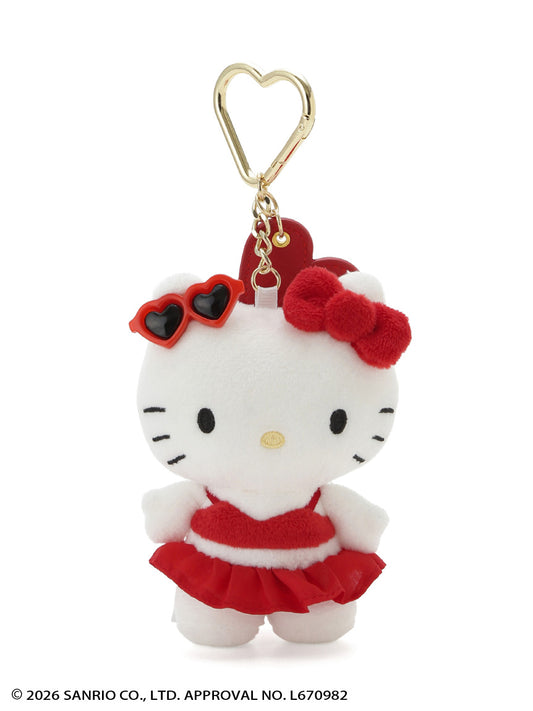 FRAY ID x Hello Kitty | Summer Vacation Bag Charm Keychain 105x80mm (RED)