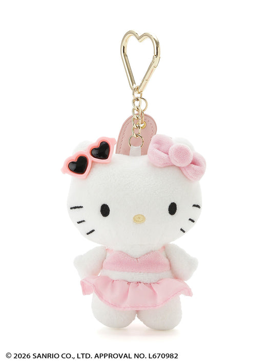 FRAY ID x Hello Kitty | Summer Vacation Bag Charm Keychain 105x80mm (PNK)