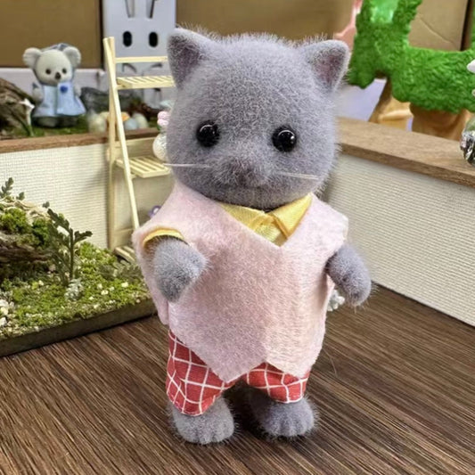 Sylvanian Families | Doll Persian Cat Father Dad W65×D45×H108Mm
