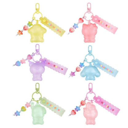 Sanrio | Keychain Key Holder 6.3×2×5Cm (Gummy Candy) 日本三丽鸥 立体挂件/包挂/钥匙链（软糖风）