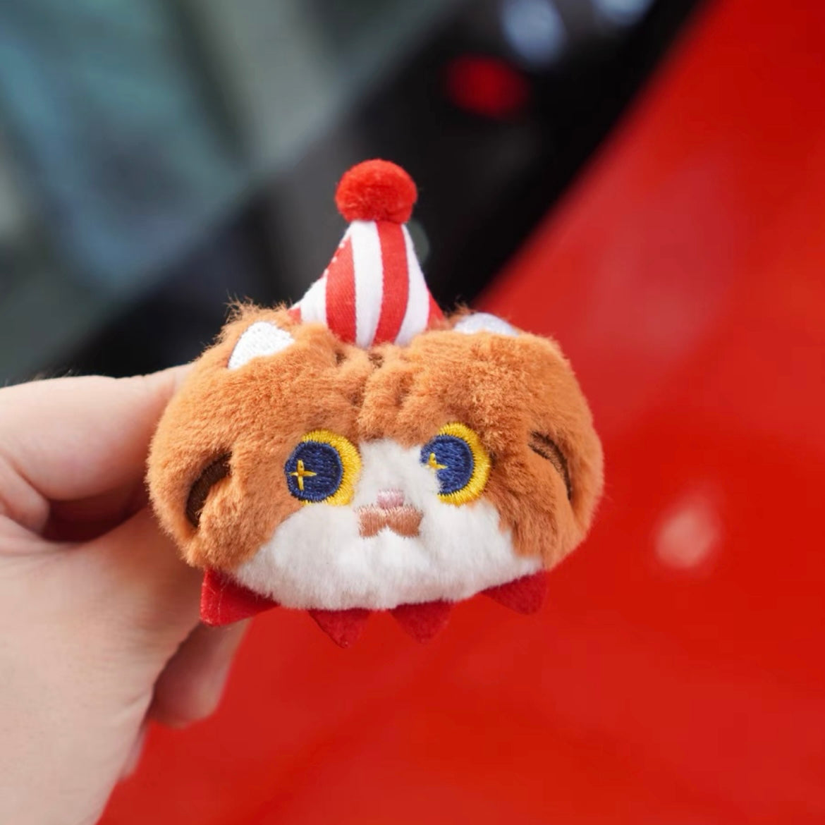 Mewji♡Cat Mascot Brooch 妙吉猫 毛绒猫咪造型胸针 配饰 Bn 狸花猫