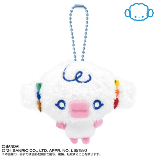 Tamagotchi Uni x Sanrio | Plush Mascot Holder Keychain Cogimyun x Woopatchi 11.5×8×11cm