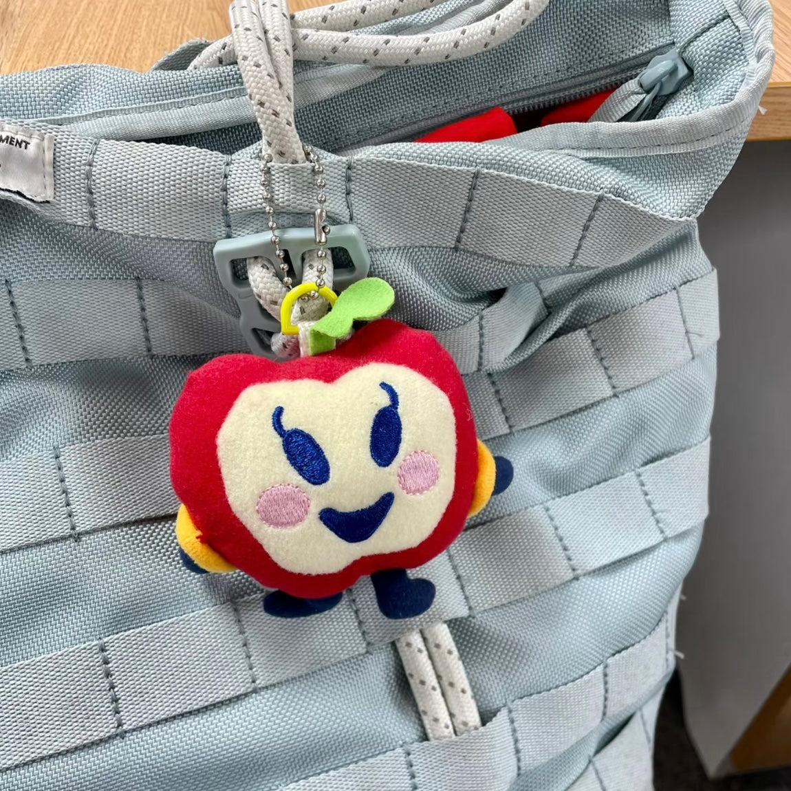 Tamagotchi | Mascot Holder Plush Keychain Ballchain Strap 125x80x90mm (Ringotchi)