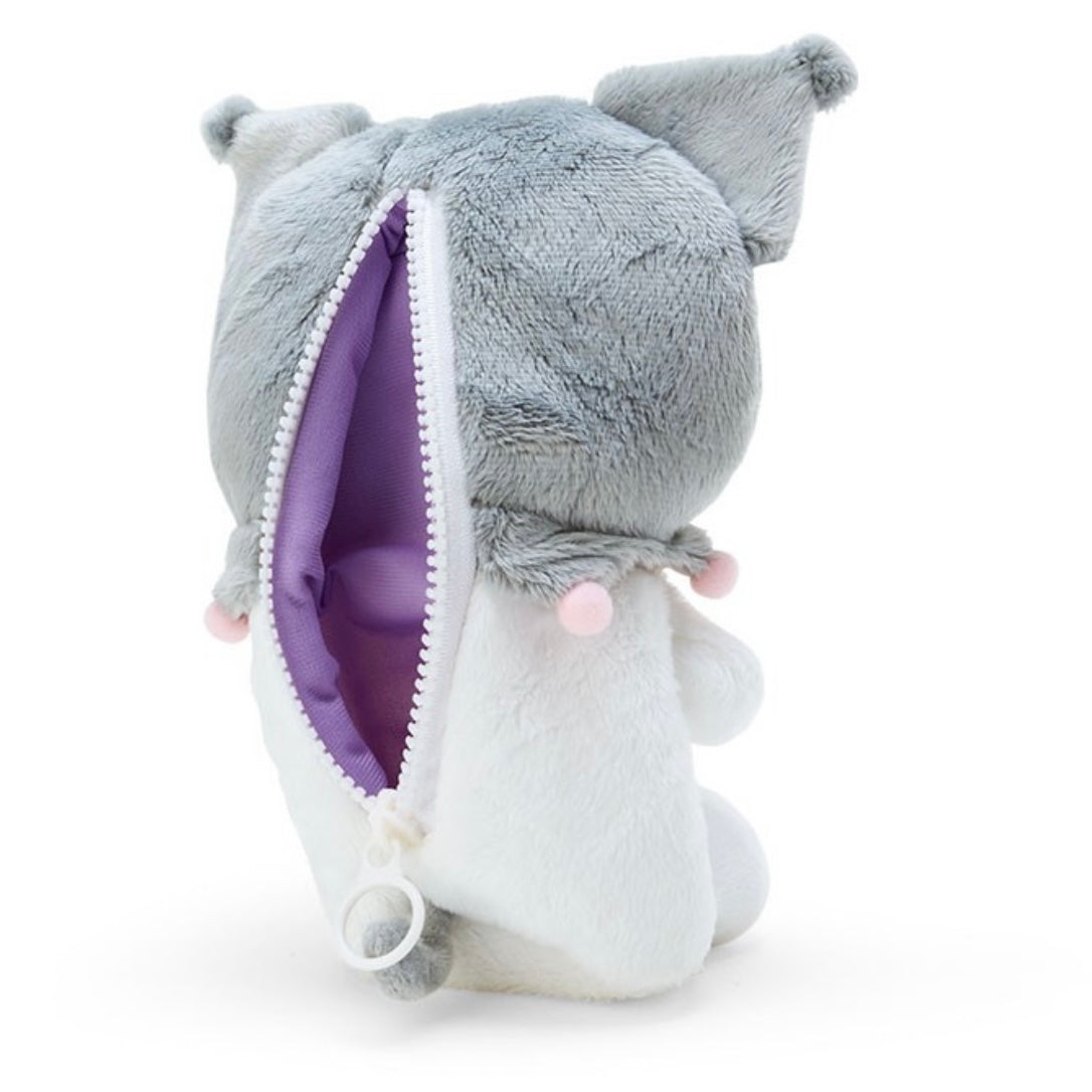 Sanrio | Plush Pencil Case Zipper Pouch 19*9*25Cm / Kuromi