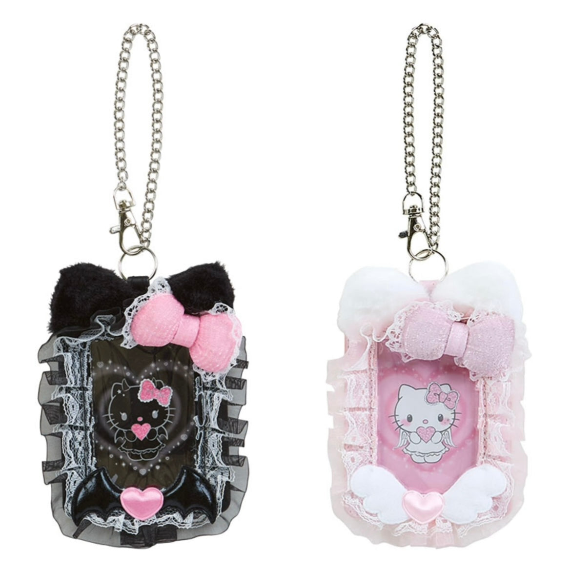 Sanrio | Hello Kitty Slide Card Case Holder 13.6 X 11.5 2.4Cm (Angel Little Devil Design)
