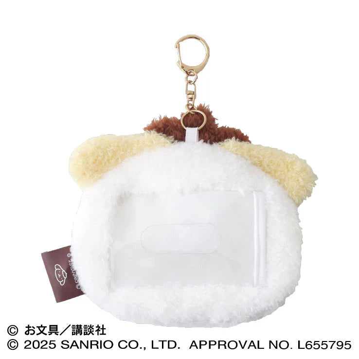 Obungu x SANRIO | Pom Pom Purin Obungu san Pass Case Card Holder Keychain 140 x 215 mm