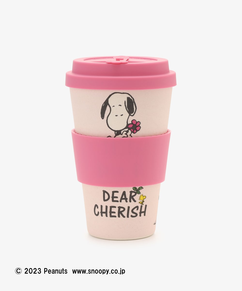 Afternoon Tea X Peanuts | Bamboo Tumbler / 400Ml Pink