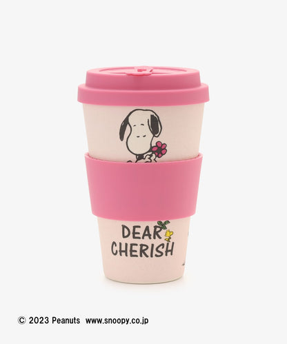 Afternoon Tea X Peanuts | Bamboo Tumbler / 400Ml Pink