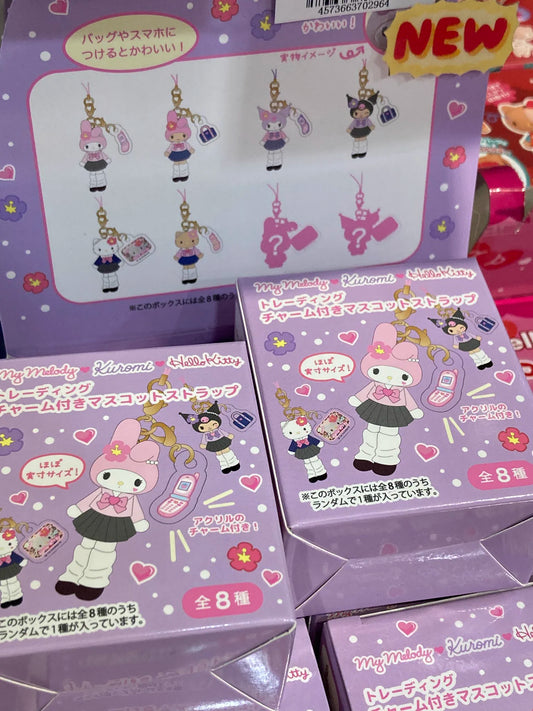 SANRIO | MM KU KT Trading Charm Mascot Strap Blind Box  (Gogo Gal Collection)