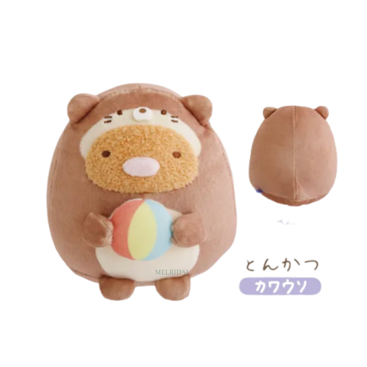 SAN-X | Sumikko Gurashi Tonkatsu Plush Toy Plush Doll S  (Aquarium Limited 2026)