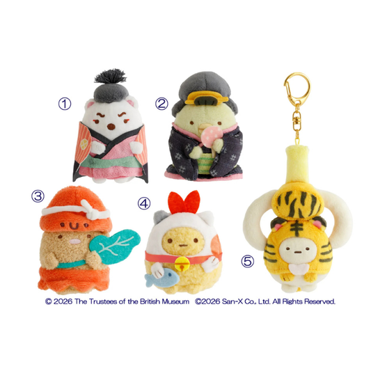 Edo in Focus x Sumikko Gurashi | British Museum Tenori Plush SS Mini Plush Toy Plush Doll